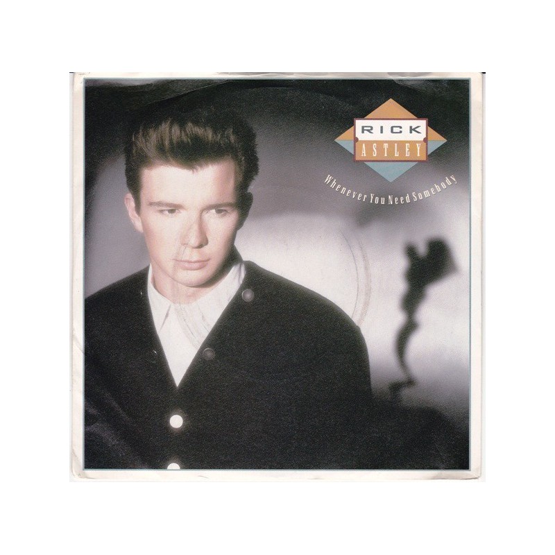 Astley ‎Rick – Whenever you need somebody|1987     RCA ‎– PB 41567-Single