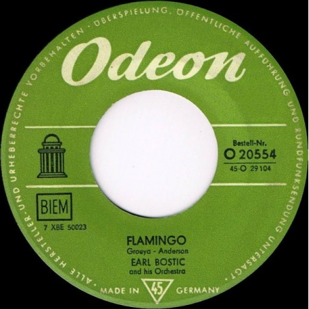 Bostic Earl  and his Orchestra ‎– Flamingo| Odeon ‎– O 20554-Single