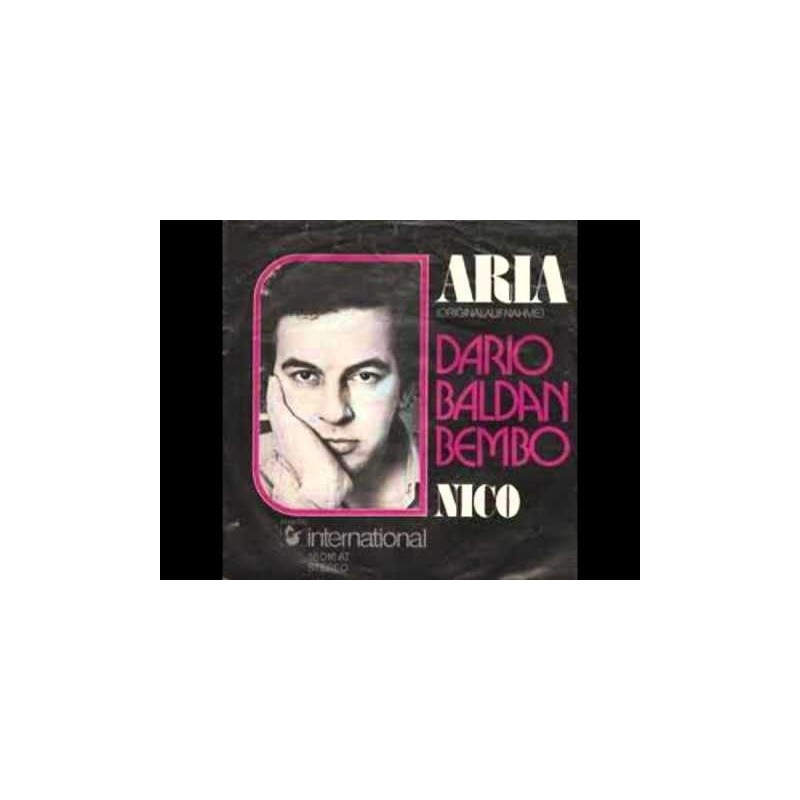 Bembo Dario Baldan – Aria|1975 Hansa International – 16 016 AT-Single Bembo Dario Baldan – Aria|1975 Hansa International – 16 016 AT-Single