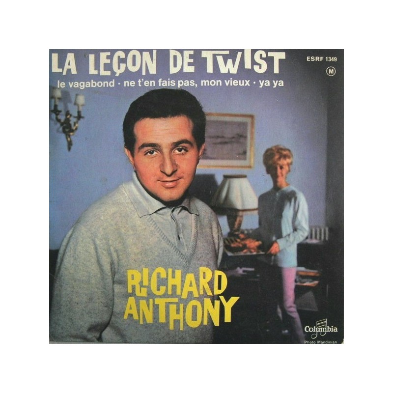 Anthony Richard ‎– Leçon De Twist|1962    Columbia ‎– ESRF 1349-Single