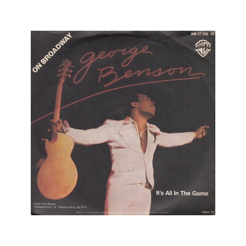 Benson ‎George – On Broadway|1978    Warner Bros. Records ‎– WB 17 138-Single