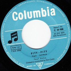 Anka ‎Paul – Pity - Pity / Red sails in the Sunset|Columbia ‎– C 20 988-Single