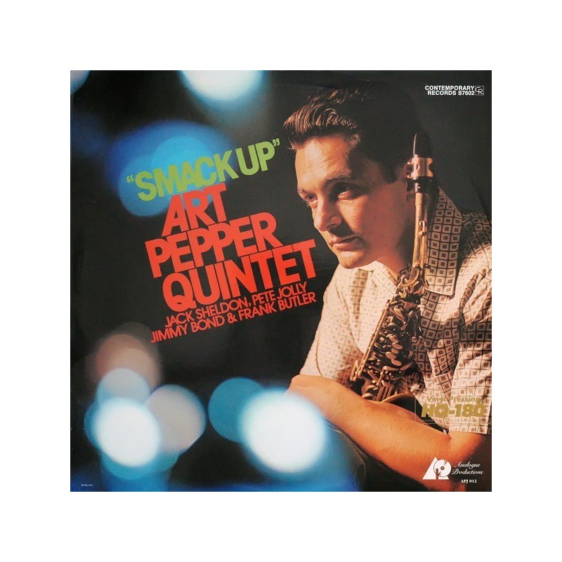 Pepper Art Quintet – Smack Up|1992 Analogue Productions – APJ 012-limited -numbered Pepper Art Quintet – Smack Up|1992 Analogue Productions – APJ 012-limited -numbered