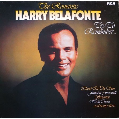 Belafonte ‎Harry – The Romantic- Try To Remember....|1982    RCA ‎– 91 399-6-Club Edition