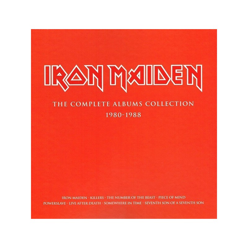 Iron Maiden ‎– The Complete Albums Collection 1980-1988|2014   Parlophone ‎– 2564622290-3LP-Box