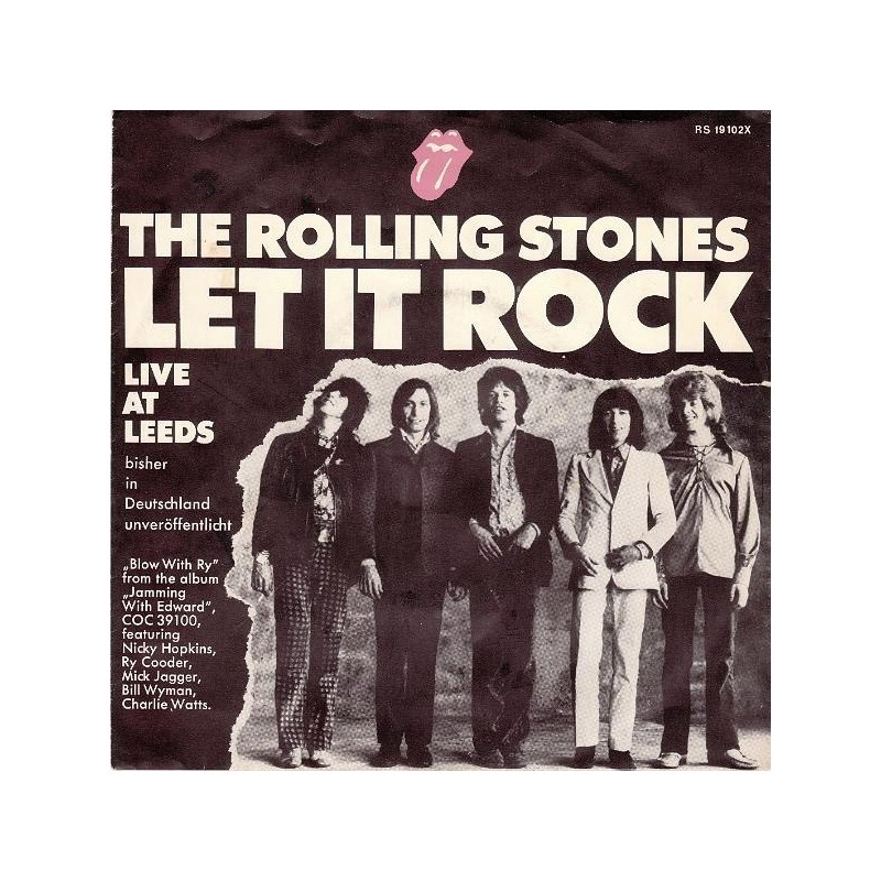 Rolling Stones ‎The – Let It Rock|1972    Rolling Stones Records ‎– RS 19 102X-Single