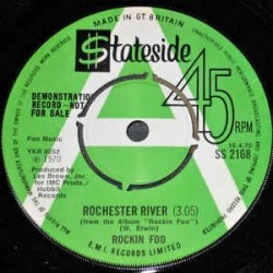 Rockin' Foo ‎– Rochester River|1970     Stateside ‎– SS 2168-Promo-Single