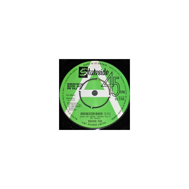 Rockin' Foo ‎– Rochester River|1970     Stateside ‎– SS 2168-Promo-Single