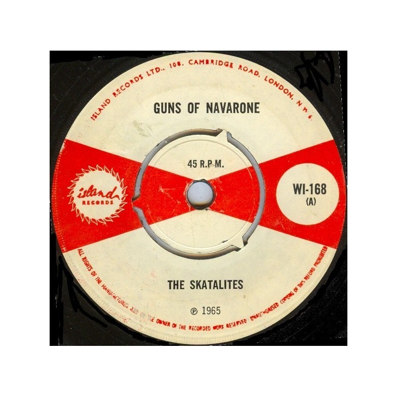 Skatalites ‎The – Guns Of Navarone|1965     Island Records ‎– WI-168-Single