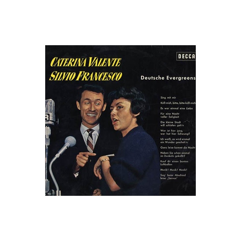 Valente Caterina -Silvio Francesco – Deutsche Evergreens|Decca – BLK 16189-P Valente Caterina -Silvio Francesco – Deutsche Evergreens|Decca – BLK 16189-P