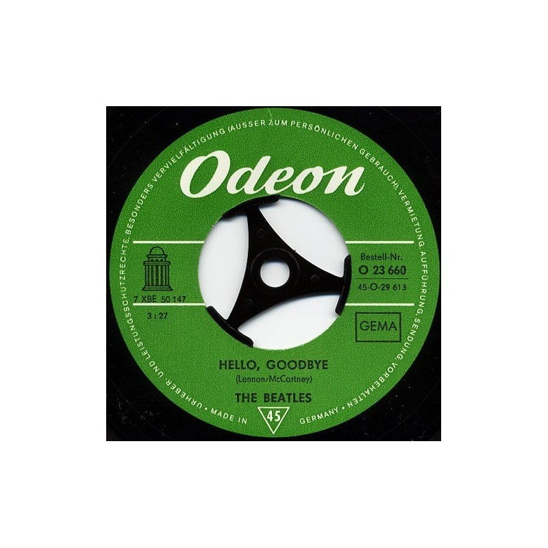 Beatles The – Hello, Good Bye / I am the Walrus|1967 Odeon – O 23 660-Single Beatles The – Hello, Good Bye / I am the Walrus|1967 Odeon – O 23 660-Single