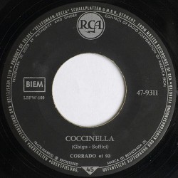 Corrado Ei 93 ‎– Coccinella / Pinocchio (Lettera A)|1960      RCA ‎– 47-9311-Single