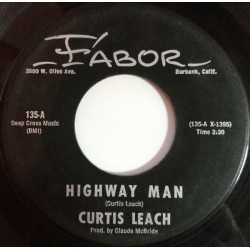 Leach ‎Curtis – Highway Man|1964     Fabor ‎– 135-Single