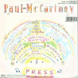 McCartney ‎Paul – Press|1986      Parlophone ‎– 1C 006 20 1341 7-Single