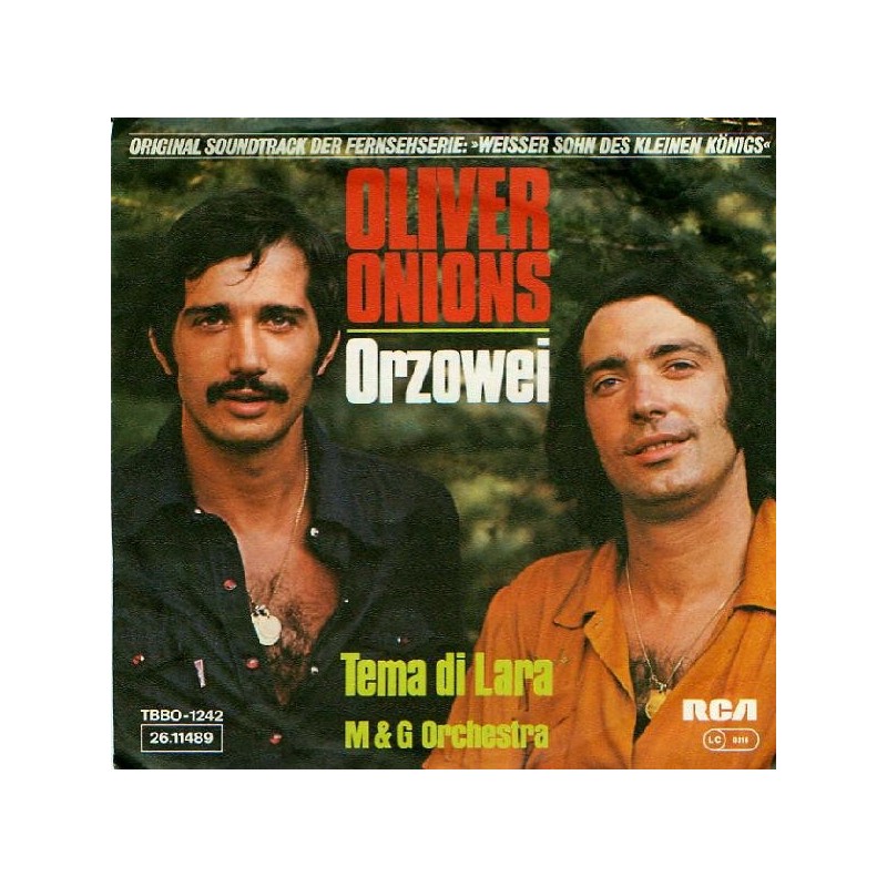 Onions Oliver - Orzowei / Tema di Lara|1976    RCA ‎– 26.11489-Single