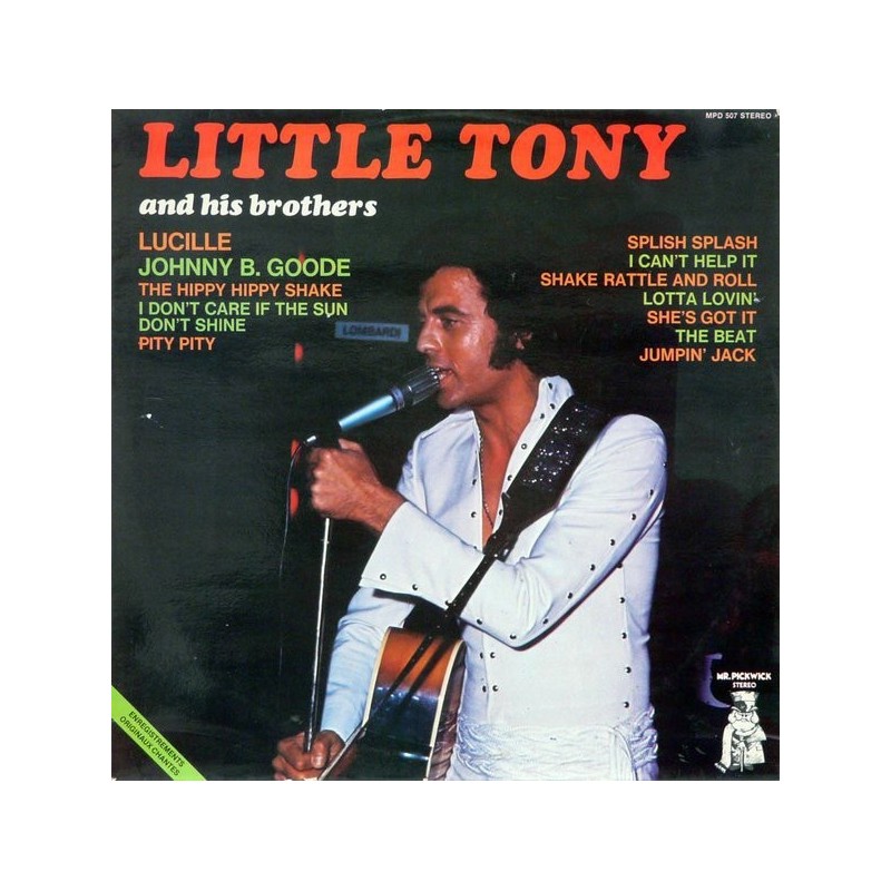 Little Tony & his Brothers ‎– Little Tony and his Brothers|Mr. Pickwick ‎– MPD 507
