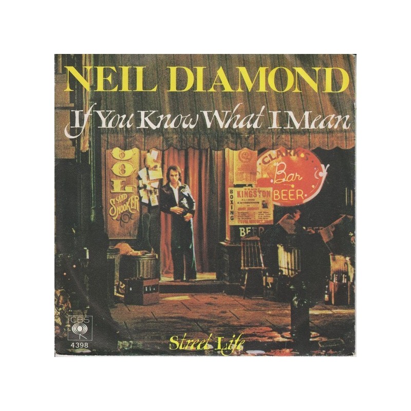 Diamond Neil – If you know what i mean|1976 CBS 4398-Single Diamond Neil – If you know what i mean|1976 CBS 4398-Single