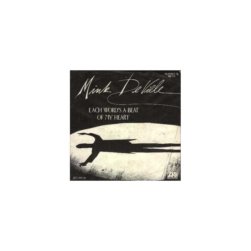 DeVille Mink – Each Word's a Beat of My Heart|1983 Atlantic 78-9750-7-Single DeVille Mink – Each Word's a Beat of My Heart|1983 Atlantic 78-9750-7-Single