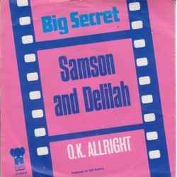 Big Secret ‎– Samson and Delilah |1972     Pink Elephant ‎– PE 22.602-H-Single