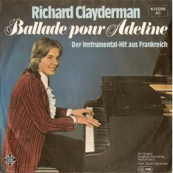 Clayderman ‎Richard – Ballade Pour Adeline|1977  Telefunken ‎– 6.12 088-Single