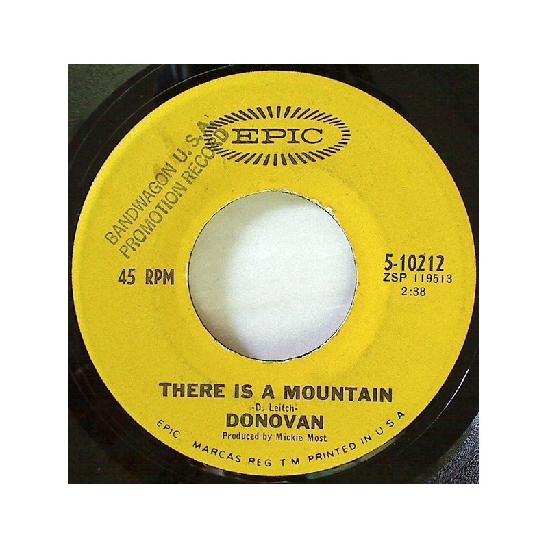 Donovan ‎– There Is A Mountain|1967     Epic ‎– 5-10212-Single