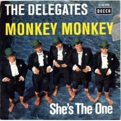 Delegates The – Monkey Monkey / She's The One|1965      Decca ‎– D 19 759-Single