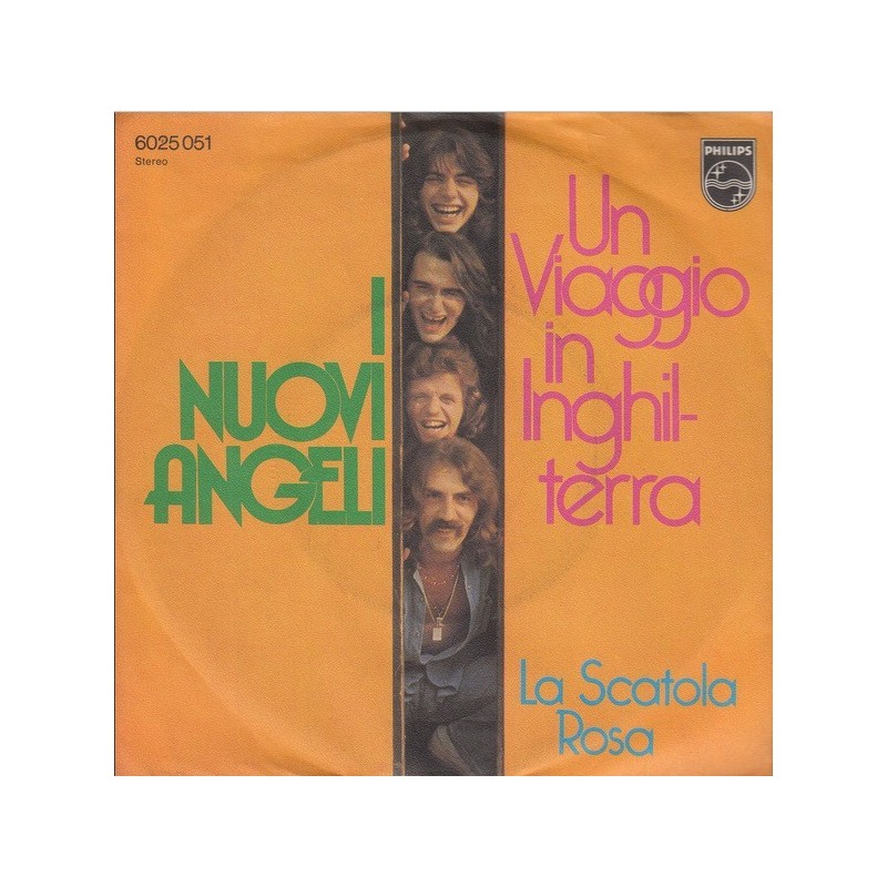 I Nuovi Angeli ‎– Un Viaggio In Inghilterra - La Scatola Rosa|1972   Philips ‎– 6025 051-Single
