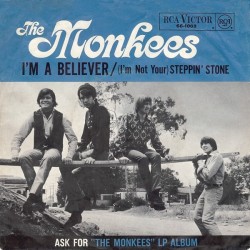 Monkees ‎The – I'm A Believer|1966     RCA Victor ‎– 66-1002-Single