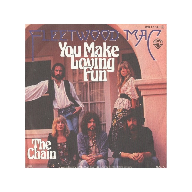 Fleetwood Mac ‎– You Make Loving Fun|1977     Warner Bros. Records ‎– WB 17 045-Single
