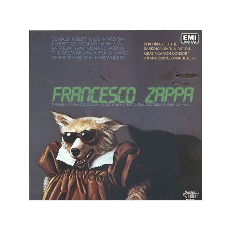 Zappa ‎Frank – Francesco Zappa|1984      EMI ‎– 1C 064-27 0256 1