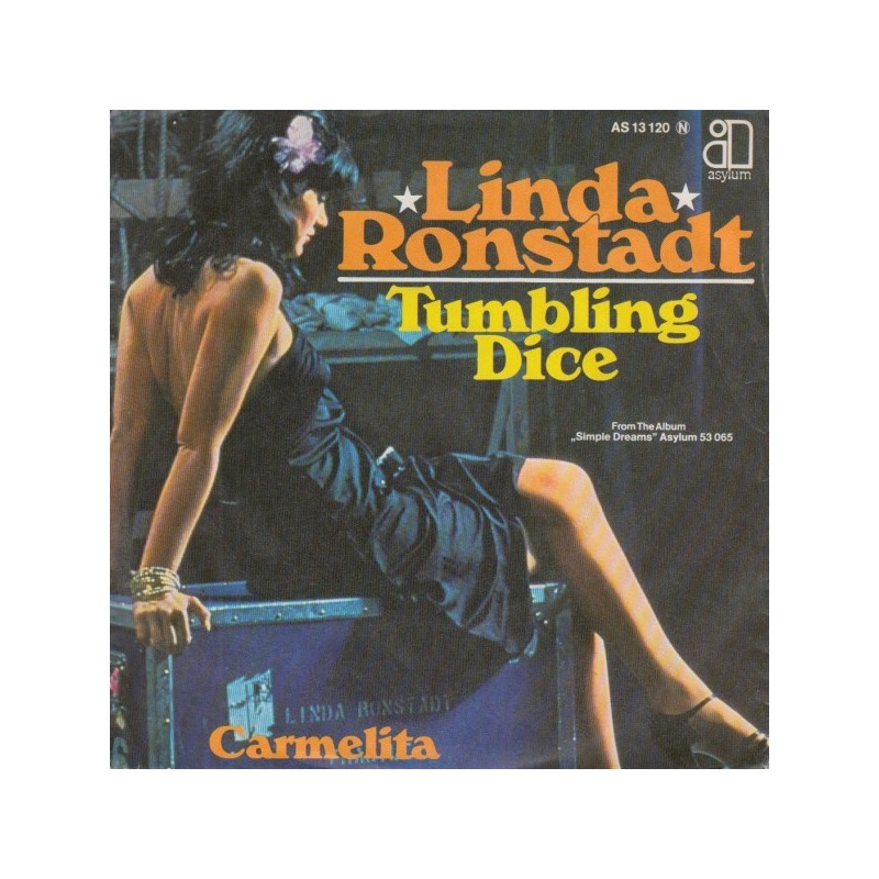 Ronstadt ‎Linda – Tumbling Dice|1978     Asylum Records ‎– AS 13 120-Single