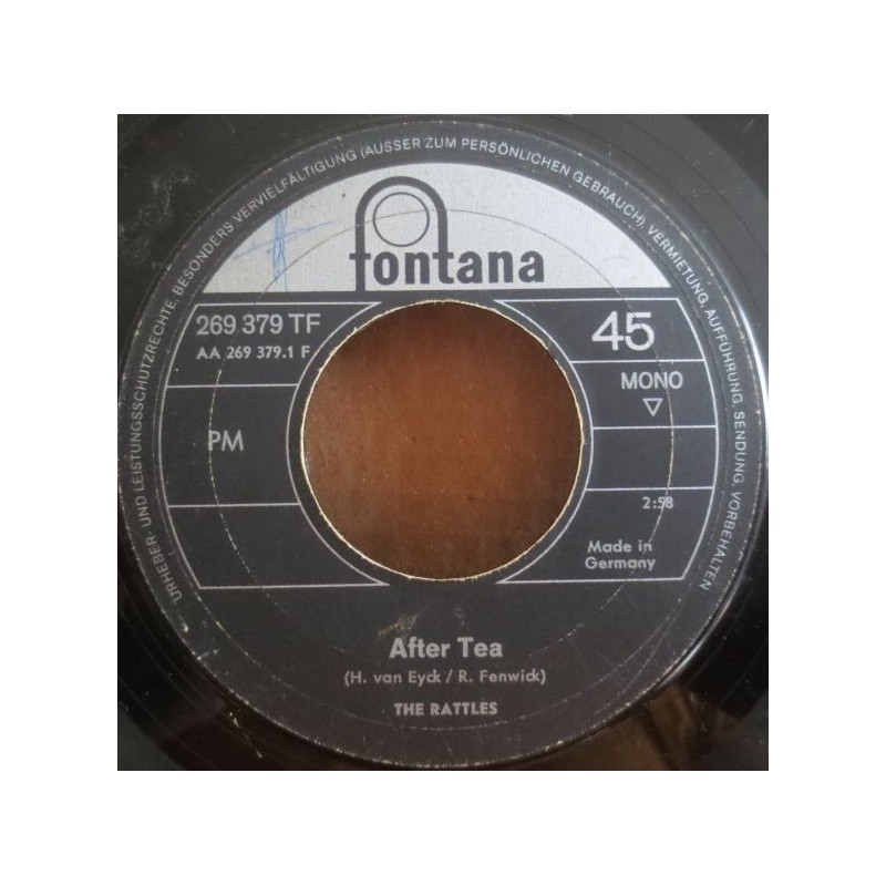 Rattles The ‎– After Tea|1968        Fontana ‎– 269 379 TF-Single