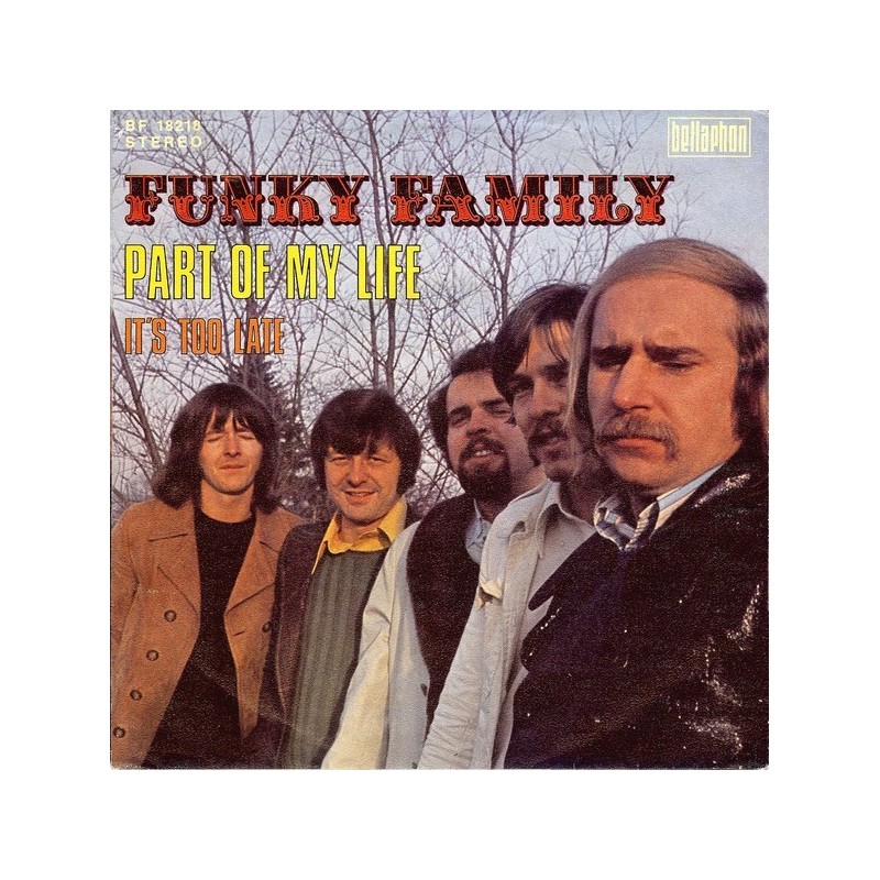 Funky Family – Part Of My Life|1973    Bellaphon ‎– BF 18218-Single