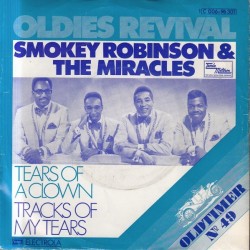 Robinson Smokey & The Miracles ‎– Tears Of A Clown / Tracks Of My Tears|1975    Tamla Motown ‎– 1C 006-96 301-Single