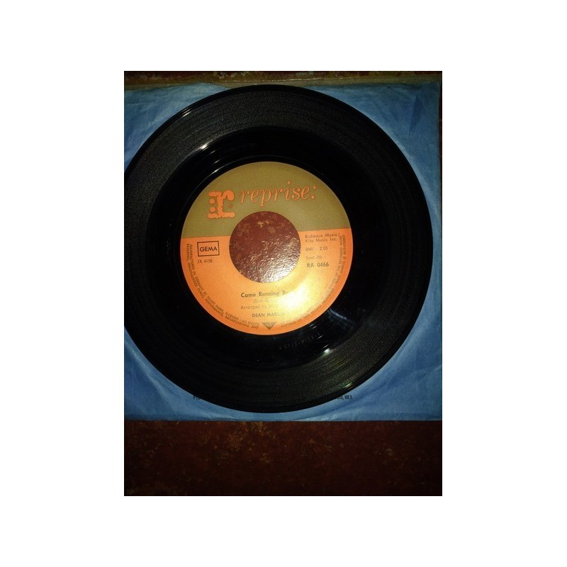 Martin Dean ‎– Come Running Back / Bouquet Of Roses|1966   RA 0466-Single