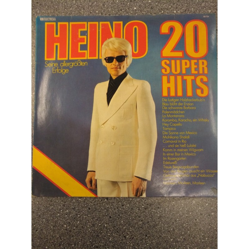 Heino – 20 Super Hits - Seine Allergrößten Erfolge|Donauland – 65 734-Club Edition Heino – 20 Super Hits - Seine Allergrößten Erfolge|Donauland – 65 734-Club Edition