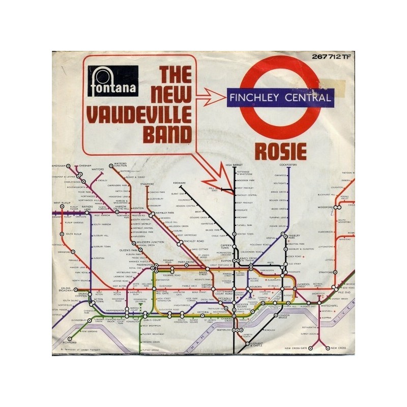 New Vaudeville Band ‎– Finchley Central|1967     Fontana ‎– 267 712 TF-Single