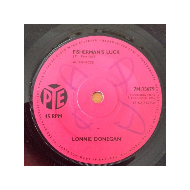 Donegan Lonnie ‎– Fisherman's Luck|1964    Pye Records ‎– 7N.15679-Single