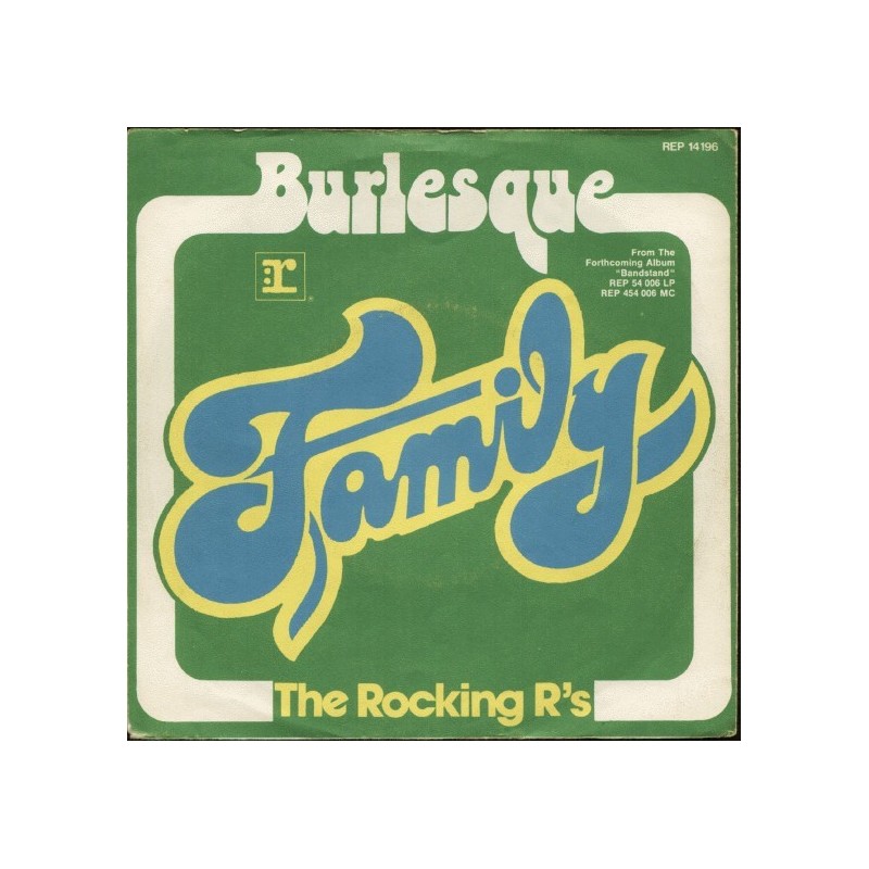 Family ‎– Burlesque|1972    Reprise Records ‎– REP 14196-Single
