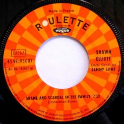 Elliott Shawn ‎– Shame And Scandal In The Family / My Girl|1965  Disques Vogue ‎– 45 VR 195007-Single