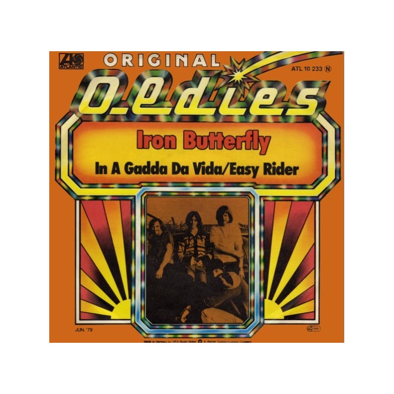Iron Butterfly ‎– In A Gadda Da Vida / Easy Rider|1977      Atlantic ‎– ATL 10 233-Single