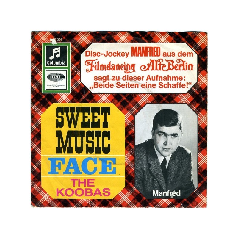 Koobas ‎The – Sweet Music / Face|1966     	Columbia C 23 299-Single