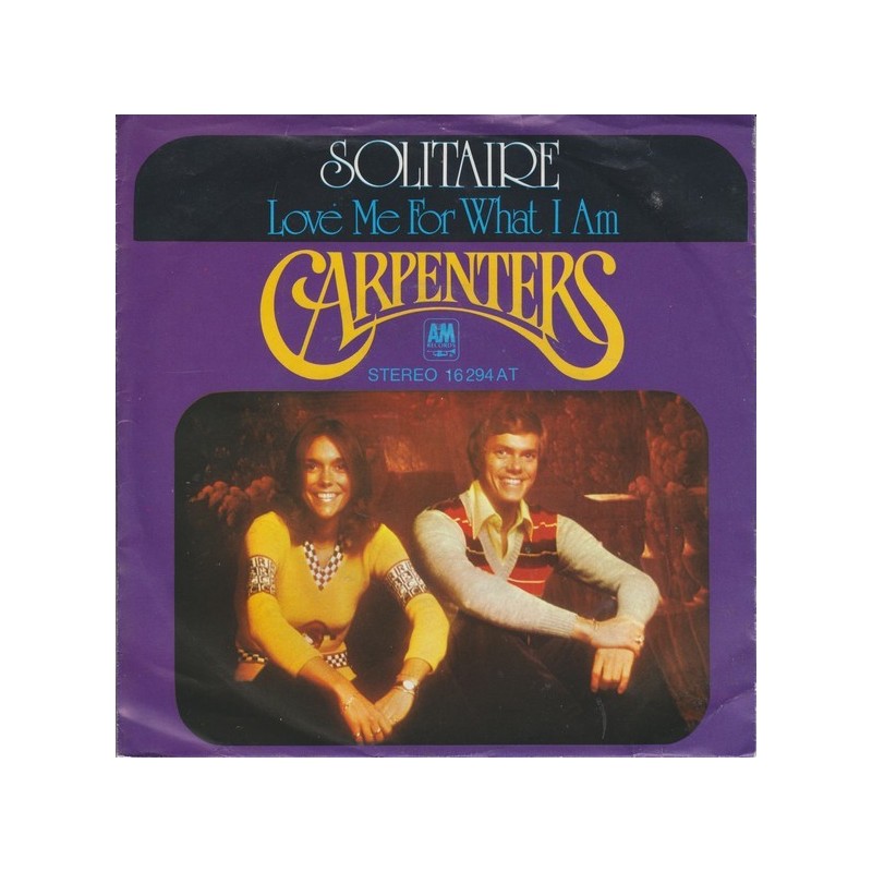 Carpenters ‎– Solitaire|1975    A&M Records ‎– 16 294 AT-Single