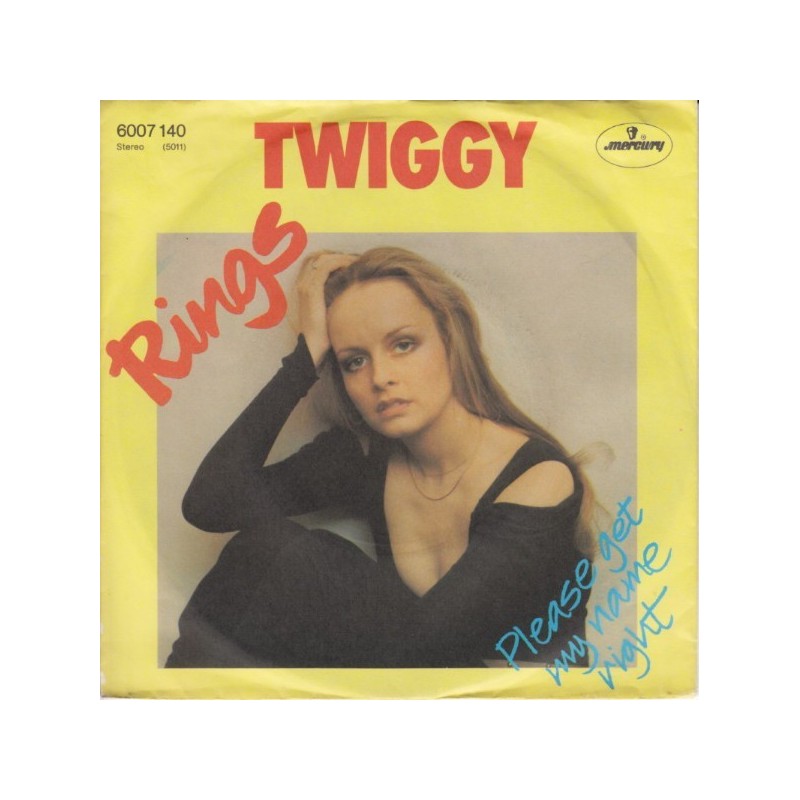 Twiggy ‎– Rings|1977     Mercury ‎– 6007 140-Single