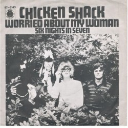 Chicken Shack ‎– Worried About My Woman|1968   Blue Horizon ‎– 57-3143-Single