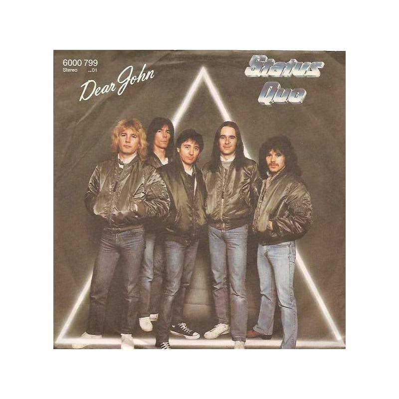 Status Quo ‎– Dear John|1982     Vertigo ‎– 6000 799-Single