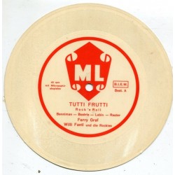 Graf Ferry -Will Fantl und die Rockies ‎– Tutti Frutti|ML ‎– Best. A-Flexi-disc, 6", 45 RPM