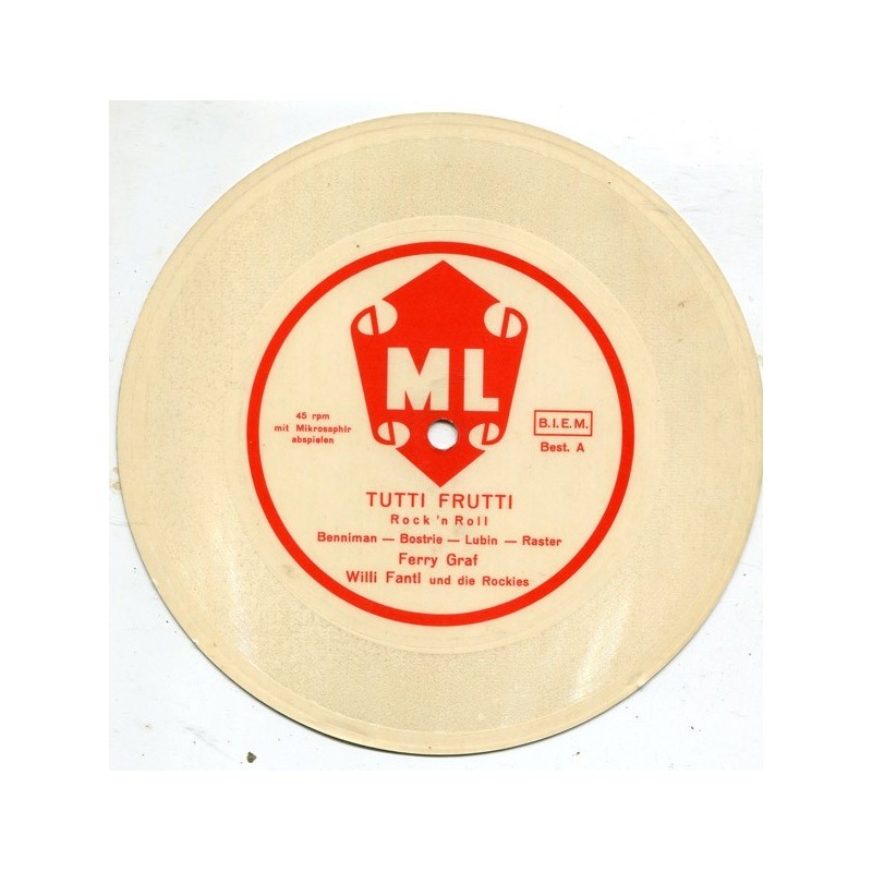 Graf Ferry -Will Fantl und die Rockies ‎– Tutti Frutti|ML ‎– Best. A-Flexi-disc, 6", 45 RPM