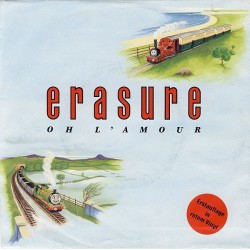 Erasure ‎– Oh L'Amour|1986   Mute ‎– INT 111.835-Single-red Vinyl