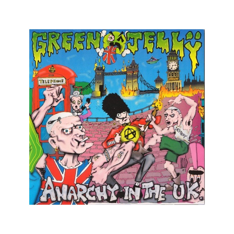 Green Jellÿ ‎– Anarchy In The UK|1993     Zoo Entertainment ‎– 74321 15905-7-Single